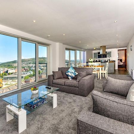 Just Stay Wales - Meridian Tower Marina & City View - 2 Bed Apartment Swansea Eksteriør billede